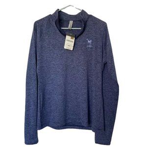 NWT Ouray Sportswear Lightweight Blue Quarterzip Men's Size Large